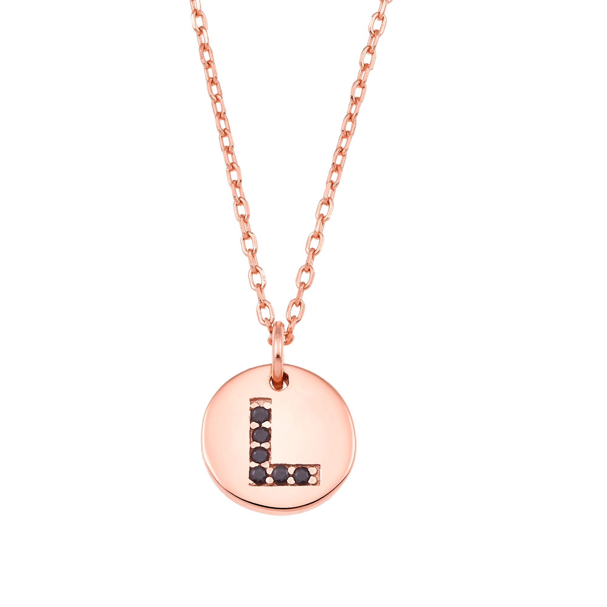 Letter deals necklace l